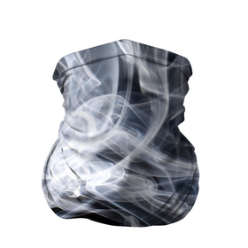 Бандана-труба 3D с принтом Графика дыма в Новосибирске, 100% полиэстер, ткань с особыми свойствами — Activecool | плотность 150‒180 г/м2; хорошо тянется, но сохраняет форму | art | black and white | graphics | lines | puffs of smoke | smoke | waves | волны | графика | дым | искусство | клубы дыма | линии | чернобелая