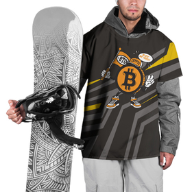 Накидка на куртку 3D с принтом BTC монета в Курске, 100% полиэстер |  | bitcoin | btc | альткоин | альты | биткоин | биток | бтс | бтц | крипта | криптовалюта