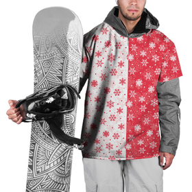 Накидка на куртку 3D с принтом Снежинки   новогодние узоры в Тюмени, 100% полиэстер |  | merry christmas | дед мороз | ёлка | зима | мороз | новый год | праздник | рождество | с новым годом | сантаклаус | снег | снеговик | снегурочка | снежинки | снежные узоры | узоры