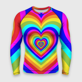 Мужской рашгард 3D с принтом Цветные сердца  Colored hearts в Курске,  |  | 00s | 2000s | 70s | 80s | 90s | aesthetic | bratz | colour | cow | cute | funny | girl | girly | glitter | grunge | heart | indie | meme | memes | pastel | pink | pinterest | popular | rainbow | retro | tiktok | trending | trendy | tumblr | vintage | vsco