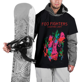 Накидка на куртку 3D с принтом Wasting Light   Foo Fighters в Санкт-Петербурге, 100% полиэстер |  | ff | foo fighters | альтернативный | группа | дэйв грол | крис шифлетт | метал | музыка | надпись | нэйт мендел | постгранж | пэт смир | рок | тейлор хокинс | фу файтерс | фф | хард | хардрок