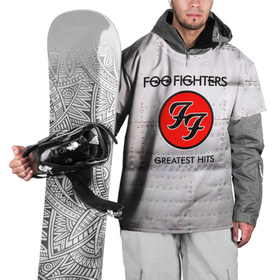 Накидка на куртку 3D с принтом Greatest Hits   Foo Fighters , 100% полиэстер |  | ff | foo fighters | альбом | альтернативный | группа | дэйв грол | крис шифлетт | метал | металлический | музыка | надпист | нэйт мендел | постгранж | пэт смир | рок | стальной | тейлор хокинс | фу файтерс | фф