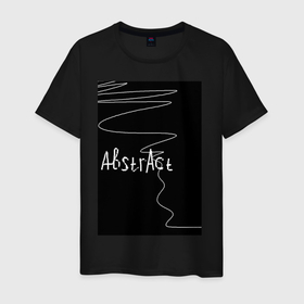 Мужская футболка хлопок с принтом Abstract style в Санкт-Петербурге, 100% хлопок | прямой крой, круглый вырез горловины, длина до линии бедер, слегка спущенное плечо. | абстракция | душа | изгибы | комета | небо | рисунок | стиль