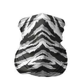 Бандана-труба 3D с принтом Белая шкура тигра в Новосибирске, 100% полиэстер, ткань с особыми свойствами — Activecool | плотность 150‒180 г/м2; хорошо тянется, но сохраняет форму | tiger | tiger fur | tiger hide | tiger texture | текстура тигра | тигр | тигровая