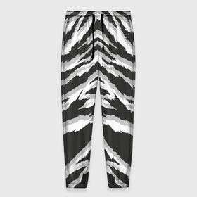 Мужские брюки 3D с принтом Белая шкура тигра , 100% полиэстер | манжеты по низу, эластичный пояс регулируется шнурком, по бокам два кармана без застежек, внутренняя часть кармана из мелкой сетки | Тематика изображения на принте: tiger | tiger fur | tiger hide | tiger texture | текстура тигра | тигр | тигровая