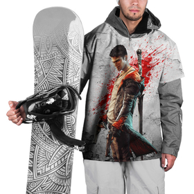Накидка на куртку 3D с принтом White Dante в Курске, 100% полиэстер |  | dante | devil may cry | dmc | nefilim | video game | видео игра | данте | девил май край | диэмси | нефилим