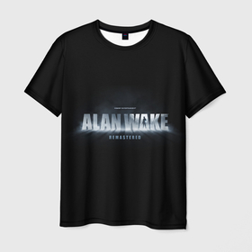 Мужская футболка 3D с принтом AW Remake в Курске, 100% полиэфир | прямой крой, круглый вырез горловины, длина до линии бедер | Тематика изображения на принте: gamers | games | remedy | алан | писатель