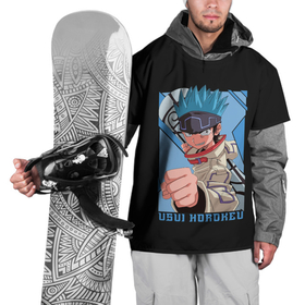 Накидка на куртку 3D с принтом Хорокеу в Белгороде, 100% полиэстер |  | Тематика изображения на принте: anime | horokeu usui | shaman king | аниме | анимэ | хорокэу усуи | шаман кинг