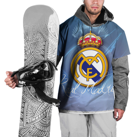 Накидка на куртку 3D с принтом FC РЕАЛ МАДРИД в Новосибирске, 100% полиэстер |  | игра | мадрид | реал | спорт | футбол