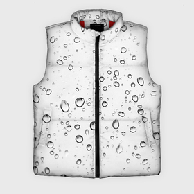 Мужской жилет утепленный 3D с принтом Утренний дождь в Белгороде,  |  | Тематика изображения на принте: без надписей | белый | вода | дождь | капли | светлый | стекло