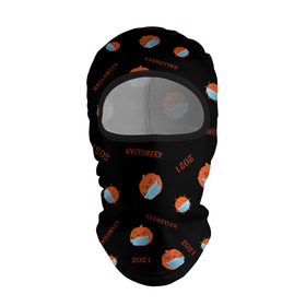 Балаклава 3D с принтом Halloween 2021 , тыква в маске и коронавирус на черном фоне в Санкт-Петербурге, 100% полиэстер, ткань с особыми свойствами — Activecool | плотность 150–180 г/м2; хорошо тянется, но при этом сохраняет форму. Закрывает шею, вокруг отверстия для глаз кайма. Единый размер | Тематика изображения на принте: autumn | coronavirus | covid | holiday | mask | medical | monsters | orange | pandemic | pumpkins | ковид | коронавирус | маска | медицинская | монстры | оранжевая | осень | пандемия | праздник | тыквы