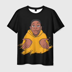Мужская футболка 3D с принтом Хаби Лейм в Кировске, 100% полиэфир | прямой крой, круглый вырез горловины, длина до линии бедер | блогер | мем | разоблачение | тикток