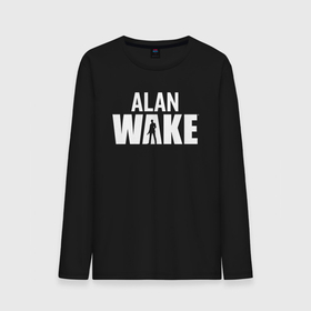 Мужской лонгслив хлопок с принтом Alan Wake  Алан Уэйк в Тюмени, 100% хлопок |  | Тематика изображения на принте: alan wake | алан уэйк | игра | экшен триллер