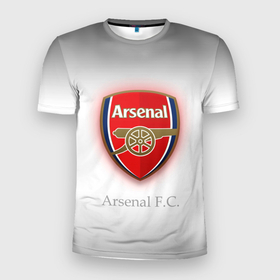 Мужская футболка 3D Slim с принтом F.C. Arsenal , 100% полиэстер с улучшенными характеристиками | приталенный силуэт, круглая горловина, широкие плечи, сужается к линии бедра | arsenal | арсенал | игра | клуб | спорт | футбол