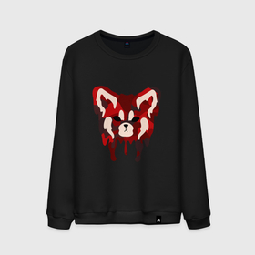 Мужской свитшот хлопок с принтом Red Panda Camo в Санкт-Петербурге, 100% хлопок |  | animal | black | camo | camouflage | jungle | panda | red | red panda | white | белый | джунгли | животные | камуфляж | красная панда | красный | панда | черный