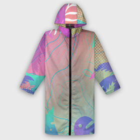 Дождевик унисекс 3D с принтом Palm trees Тропики в городе Новоалтайск,  |  | bright | hawaii | hawaiian | palm tree | patterns | popular print | summer | top prints | tourist | trend | tropics | гаваи | гавайская | лето | пальма | популярный принт | топ принтов | тренд | тропики | туристическая | узоры | яркая