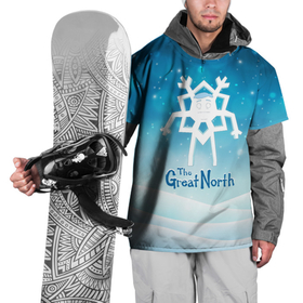 Накидка на куртку 3D с принтом The Great North | Великий север | Снежин в Курске, 100% полиэстер |  | cartoon | great north | the great north | tv series | аляска | великий север | мульт | мультфильм | сериал | снежик | снежинка