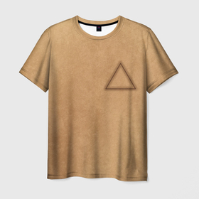 Мужская футболка 3D с принтом Треугольник   Игра в кальмара , 100% полиэфир | прямой крой, круглый вырез горловины, длина до линии бедер | netflix | ojingeo geim | squid game | дорама | игра на выживание | сладкие соты