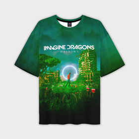 Мужская футболка oversize 3D с принтом Origins   Imagine Dragons в Екатеринбурге,  |  | Тематика изображения на принте: 