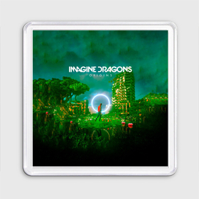 Магнит 55*55 с принтом Origins   Imagine Dragons в Курске, Пластик | Размер: 65*65 мм; Размер печати: 55*55 мм | Тематика изображения на принте: 