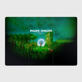 Магнитный плакат 3Х2 с принтом Origins   Imagine Dragons , Полимерный материал с магнитным слоем | 6 деталей размером 9*9 см | Тематика изображения на принте: 