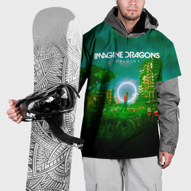 Накидка на куртку 3D с принтом Origins   Imagine Dragons в Екатеринбурге, 100% полиэстер |  | Тематика изображения на принте: 