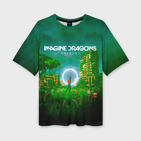 Женская футболка oversize 3D с принтом Origins   Imagine Dragons в Белгороде,  |  | 