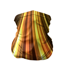 Бандана-труба 3D с принтом Vzlet в Тюмени, 100% полиэстер, ткань с особыми свойствами — Activecool | плотность 150‒180 г/м2; хорошо тянется, но сохраняет форму | Тематика изображения на принте: желтый | лучи | неон | неоновый | оранжнвый | полосы