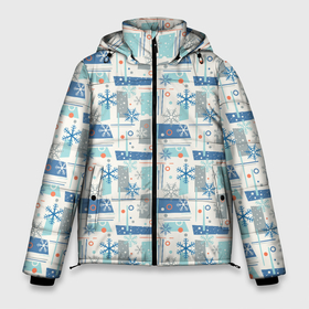 Мужская зимняя куртка 3D с принтом Зимний Дизайн в Тюмени, верх — 100% полиэстер; подкладка — 100% полиэстер; утеплитель — 100% полиэстер | длина ниже бедра, свободный силуэт Оверсайз. Есть воротник-стойка, отстегивающийся капюшон и ветрозащитная планка. 

Боковые карманы с листочкой на кнопках и внутренний карман на молнии. | merry christmas | дед мороз | ёлка | зима | мороз | новый год | подарок | праздник | рождество | с новым годом | сантаклаус | снег | снеговик | снегурочка | снежинки | снежные узоры | узоры