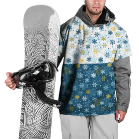 Накидка на куртку 3D с принтом Падают Снежинки в Тюмени, 100% полиэстер |  | merry christmas | дед мороз | ёлка | зима | мороз | новый год | подарок | праздник | рождество | с новым годом | сантаклаус | снег | снеговик | снегурочка | снежинки | снежные узоры | узоры