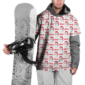 Накидка на куртку 3D с принтом Хо Хо в Курске, 100% полиэстер |  | christmas | merry christmas | santa claus | дед мороз | ёлка | зима | мороз | новый год | подарок | праздник | рождество | с новым годом | сантаклаус | снегурочка | снежинки