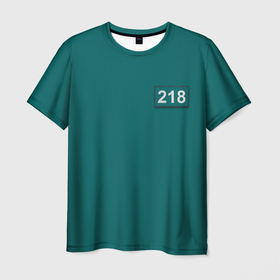 Мужская футболка 3D с принтом Игрок 218. в Кировске, 100% полиэфир | прямой крой, круглый вырез горловины, длина до линии бедер | зло | игра | игрок | мужчина | персонаж