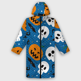 Дождевик унисекс 3D с принтом ЧЕРЕПА И ТЫКВЫ | HALLOWEEN в городе Новоалтайск,  |  | halloween | haloween | pumpkin | skull | скелет | тыква | хеллоин | хеллоуин | хелоин | хелоуин | хэллоин | хэллоуин | хэлоин | хэлоуин
