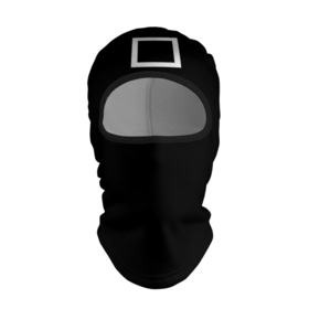 Балаклава 3D с принтом Главный страж кальмара в Новосибирске, 100% полиэстер, ткань с особыми свойствами — Activecool | плотность 150–180 г/м2; хорошо тянется, но при этом сохраняет форму. Закрывает шею, вокруг отверстия для глаз кайма. Единый размер | зло | игра | квадрат | маска | фигура