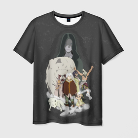 Мужская футболка 3D с принтом для тебя бессмертный Фуши в Екатеринбурге, 100% полиэфир | прямой крой, круглый вырез горловины, длина до линии бедер | гугу | марта | мати | наблюдатель | парона | пиоран | фуши | чернышь