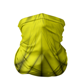 Бандана-труба 3D с принтом Абстракция 535 в Санкт-Петербурге, 100% полиэстер, ткань с особыми свойствами — Activecool | плотность 150‒180 г/м2; хорошо тянется, но сохраняет форму | геометричный | геометрия | желтый | линии | узор | фрактал | черный