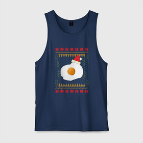 Мужская майка хлопок с принтом Рождественский свитер Кот яичница в Тюмени, 100% хлопок |  | Тематика изображения на принте: christmas | party | ugly sweater | вечеринка | кот | кот мем | кот яичница | мемы | новогодние праздники | новый год | рождественский свитер | рождество | уродливый свитер