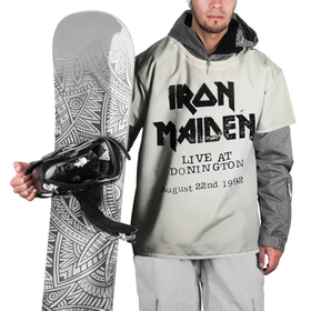 Накидка на куртку 3D с принтом Live at Donington   Iron Maiden в Новосибирске, 100% полиэстер |  | iron maiden | адриан смит | айран | айрон | группа | дэйв мюррей | железная дева | ирон | майден | мейд | мейден | метал | мрачный | музыка | песни | рок | стив харрис | тяжелый | хеви | хевиметал