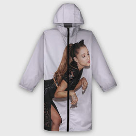 Дождевик унисекс 3D с принтом Киска Ариана в Ухте,  |  | ariana grande | pop | rap | rep | ариана гранде | исполнители | исполнитель | музыка | поп | попса | реп