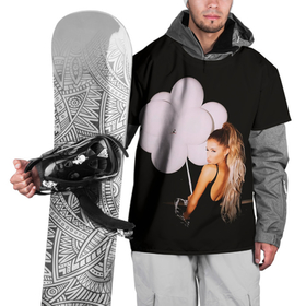 Накидка на куртку 3D с принтом Ариана с шариками в Курске, 100% полиэстер |  | ariana grande | pop | rap | rep | ариана гранде | исполнители | исполнитель | музыка | поп | попса | реп