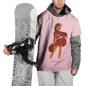 Накидка на куртку 3D с принтом Черлидерша Ариана в Тюмени, 100% полиэстер |  | Тематика изображения на принте: ariana grande | pop | rap | rep | ариана гранде | исполнители | исполнитель | музыка | поп | попса | реп
