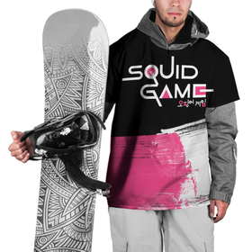 Накидка на куртку 3D с принтом SQUID GAME (LOGO) , 100% полиэстер |  | Тематика изображения на принте: squid game | игра | игра в кальмара | кальмар | сериал