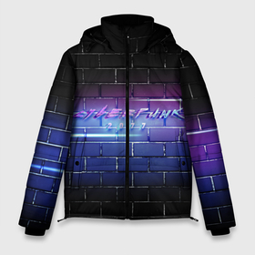 Мужская зимняя куртка 3D с принтом Cyberpunk 2077 | Neon в Екатеринбурге, верх — 100% полиэстер; подкладка — 100% полиэстер; утеплитель — 100% полиэстер | длина ниже бедра, свободный силуэт Оверсайз. Есть воротник-стойка, отстегивающийся капюшон и ветрозащитная планка. 

Боковые карманы с листочкой на кнопках и внутренний карман на молнии. | Тематика изображения на принте: 2077 | cyberpunk | cyberpunk 2077 | neon | nofun | кирпич | надпись | надпись на стене