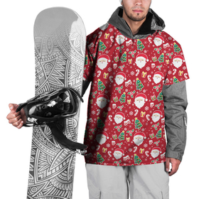 Накидка на куртку 3D с принтом Дед Мороз (новый год) в Курске, 100% полиэстер |  | christmas | merry christmas | santa claus | дед мороз | ёлка | зима | мороз | новый год | подарок | праздник | рождество | с новым годом | санта клаус | снегурочка | снежинки