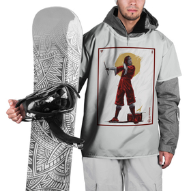 Накидка на куртку 3D с принтом SLIPKNOT | Jay Weinberg в Тюмени, 100% полиэстер |  | jay | jay weinberg | slipknot | weinberg | рок