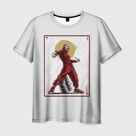 Мужская футболка 3D с принтом SLIPKNOT | Michael Pfaff в Тюмени, 100% полиэфир | прямой крой, круглый вырез горловины, длина до линии бедер | michael | michael pfaff | pfaff | slipknot | рок