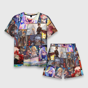 Мужской костюм с шортами 3D с принтом Геншин импакт, персонажи в Курске,  |  | anime | genshin impact | sucrose | wifu | аниме | вайфу | геншин импакт | геншн импакт | игры | персонажи