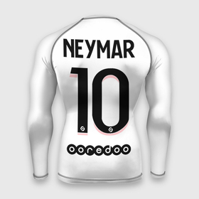 Мужской рашгард 3D с принтом Неймар ПСЖ гостевая форма 2021 2022 в Тюмени,  |  | neymar | psg | гостевая | неймар | псж | форма | футбол