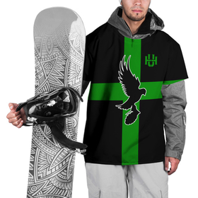 Накидка на куртку 3D с принтом Hollywood Undead заеленный крест в Екатеринбурге, 100% полиэстер |  | hollywood undead | hu | андед | голивуд | голливуд | голливудская нежить | группа | гу | зеленный крест | орел | птица | реп | рок | рэп | рэпкор | силуэт | ундед | ундэ | ху
