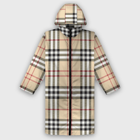 Дождевик унисекс 3D клетчатый принт в стиле Burberry: в городе Новоалтайск, | | 3d | brand | burberry | бежевый | берберри | бренд | клетка | клетчатый | клетчатый принт | фон